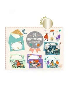Pack 8 Invitaciones Amigas del Jardín
