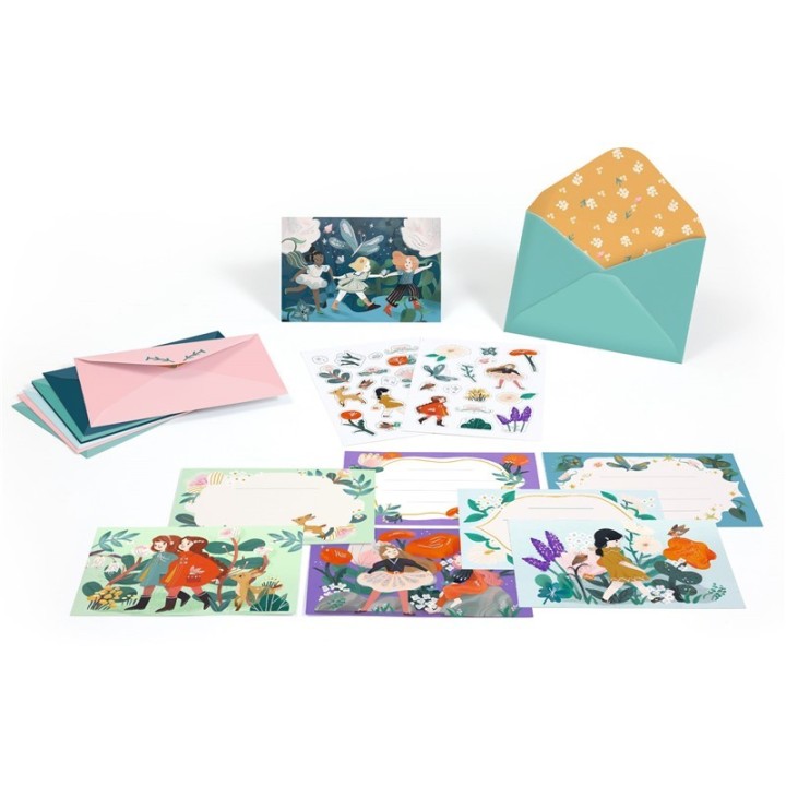 Pack 8 Invitaciones Amigas del Jardín