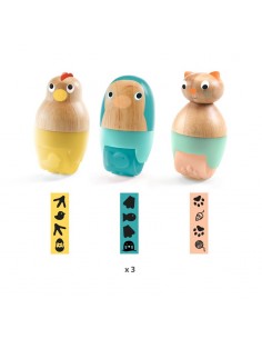 Rodillos Animales para moldear plastilina 2