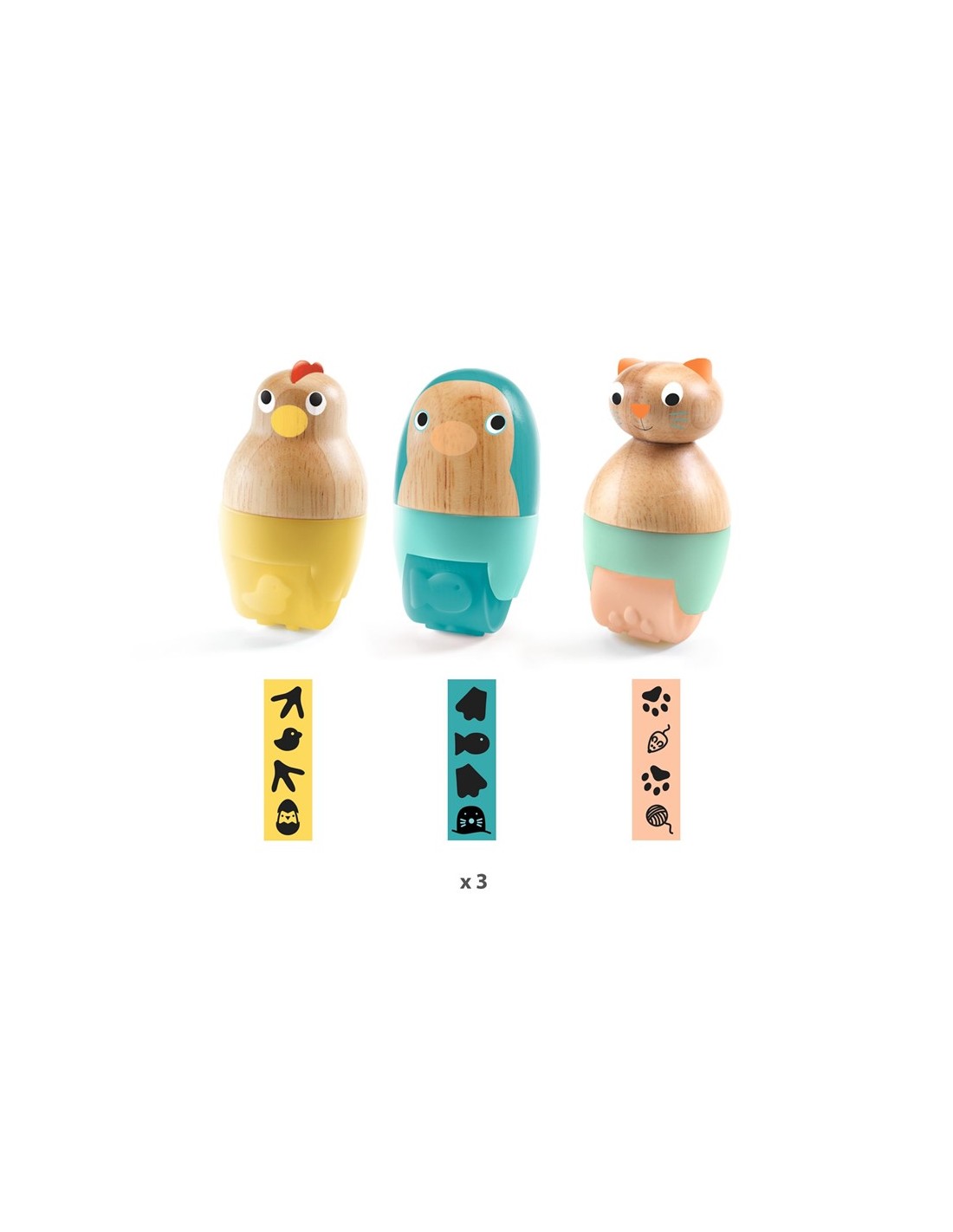Rodillos Animales para moldear plastilina