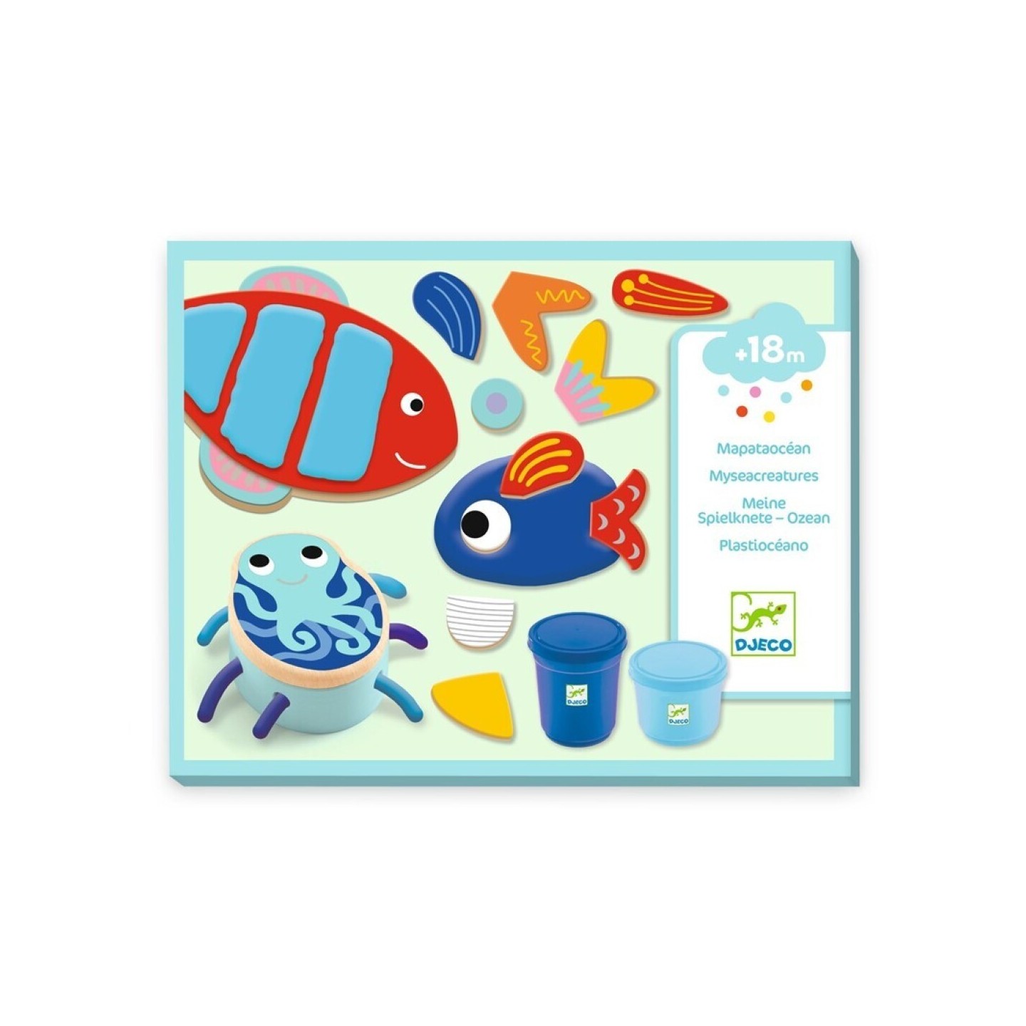 Moldes Marinos para moldear con Plastilina