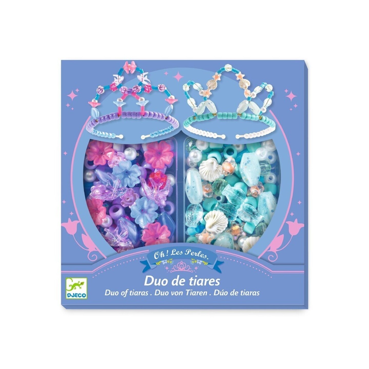 DIY Dúo de tiaras Azules