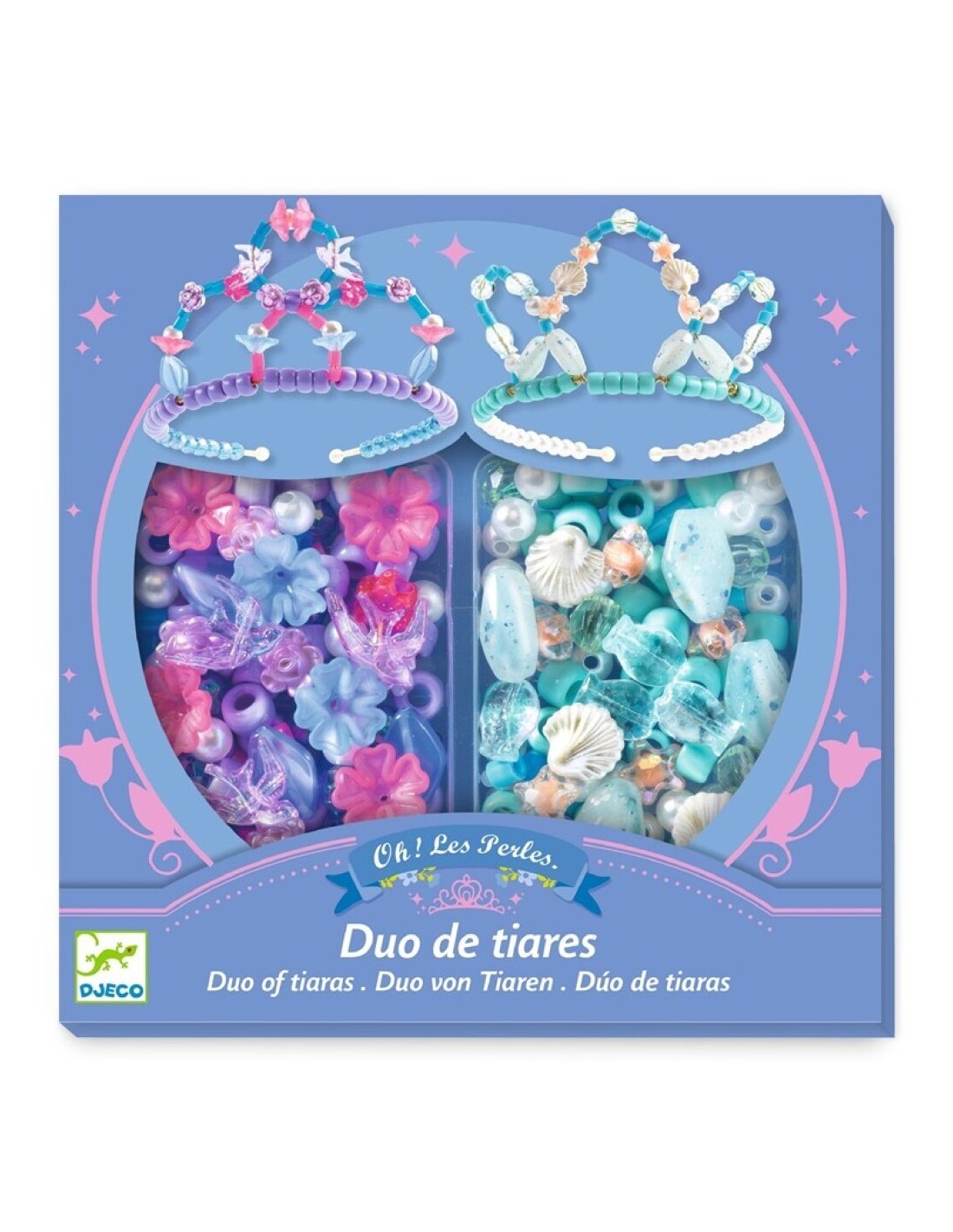 DIY Dúo de tiaras Azules