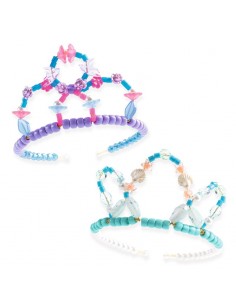 DIY Dúo de tiaras Azules 2