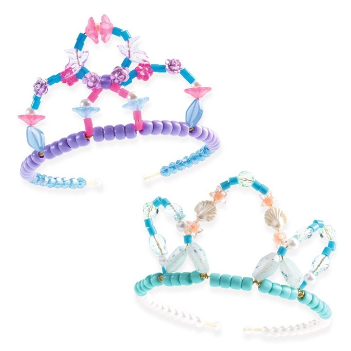 DIY Dúo de tiaras Azules