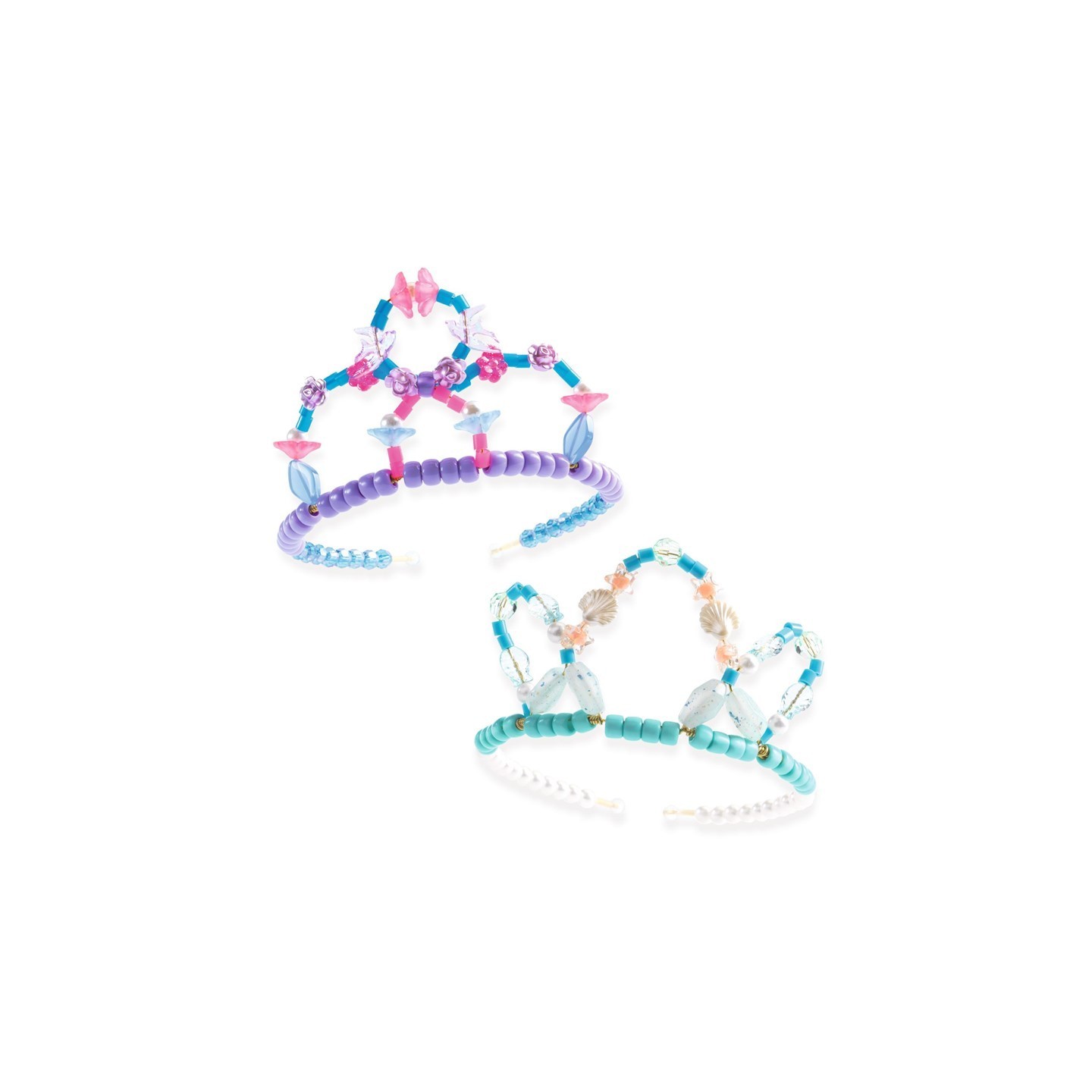 DIY Dúo de tiaras Azules