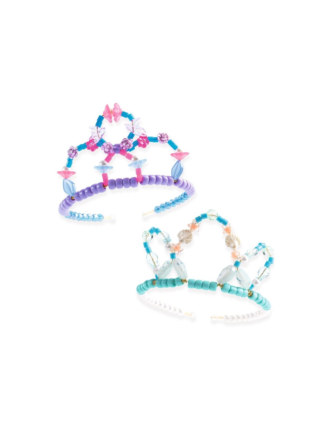 DIY Dúo de tiaras Azules