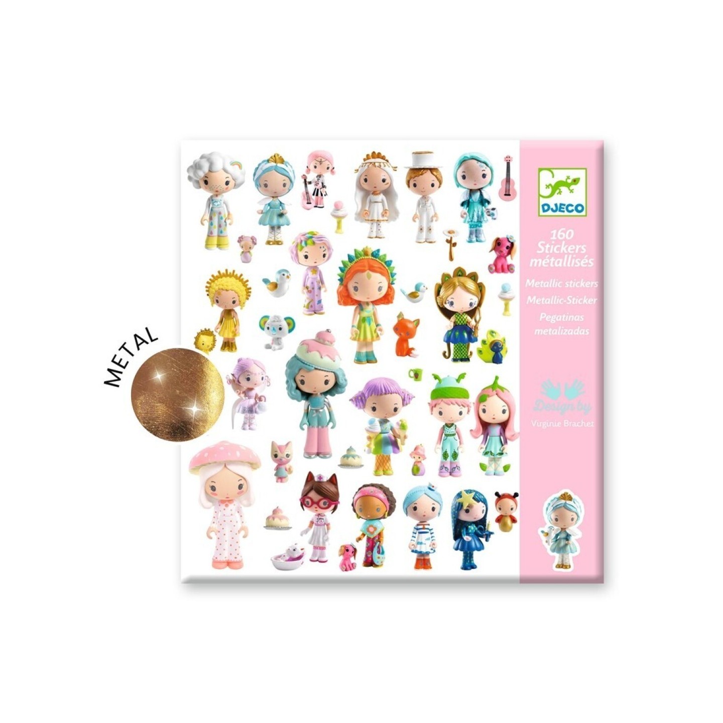 Pegatinas Metálicas El pequeño mundo de las Tinyly