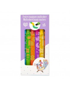 6 Rotuladores Mágicos Multicolores