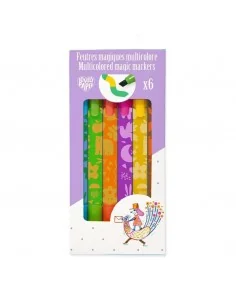 6 Rotuladores Mágicos Multicolores