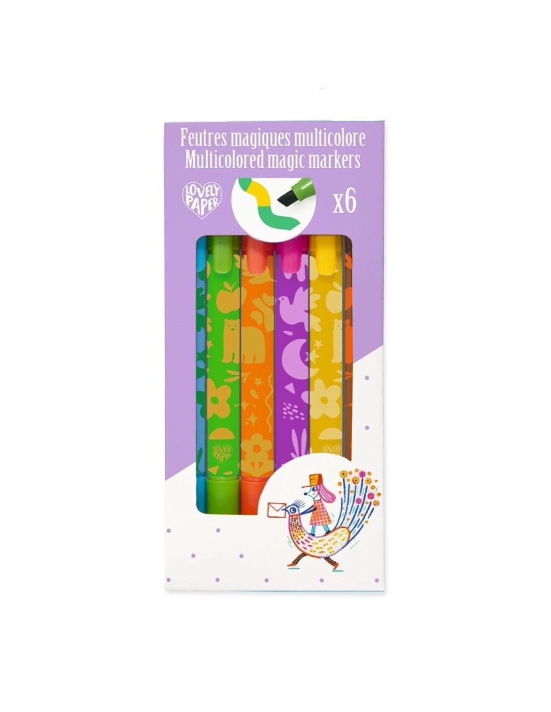 6 Rotuladores Mágicos Multicolores