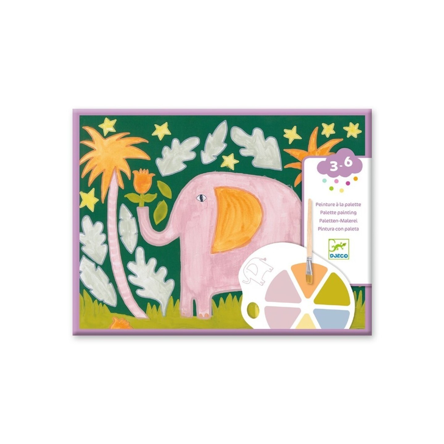 Pintar con paleta - Los animales salvajes