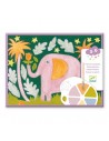 Pintar con paleta - Los animales salvajes