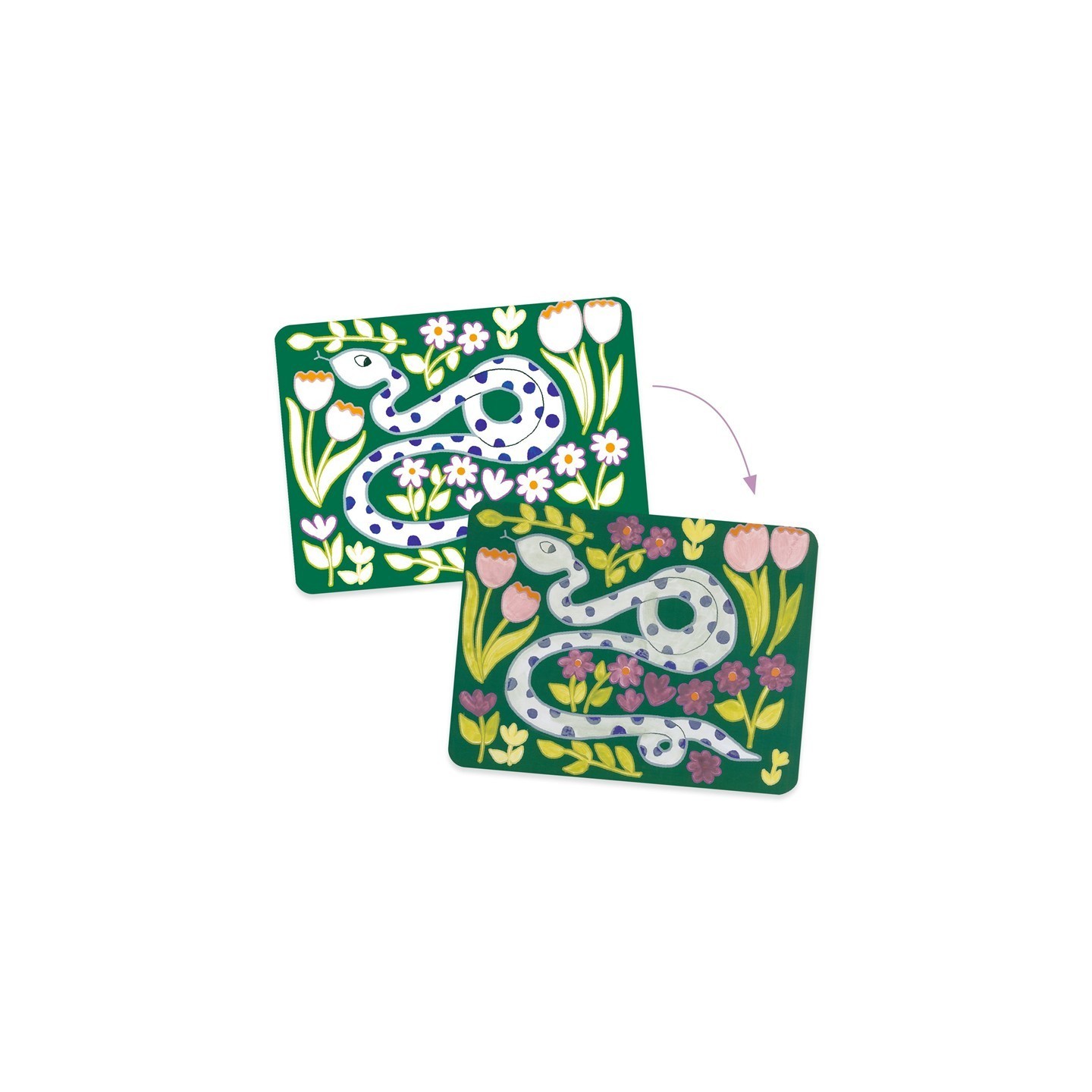 Pintar con paleta - Los animales salvajes