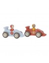 Set Coches de Carrera con retroceso
