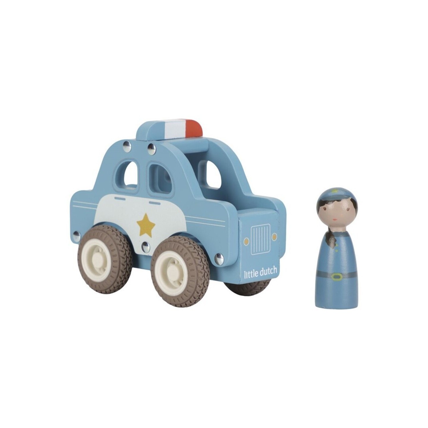 Coche de Policía de Madera