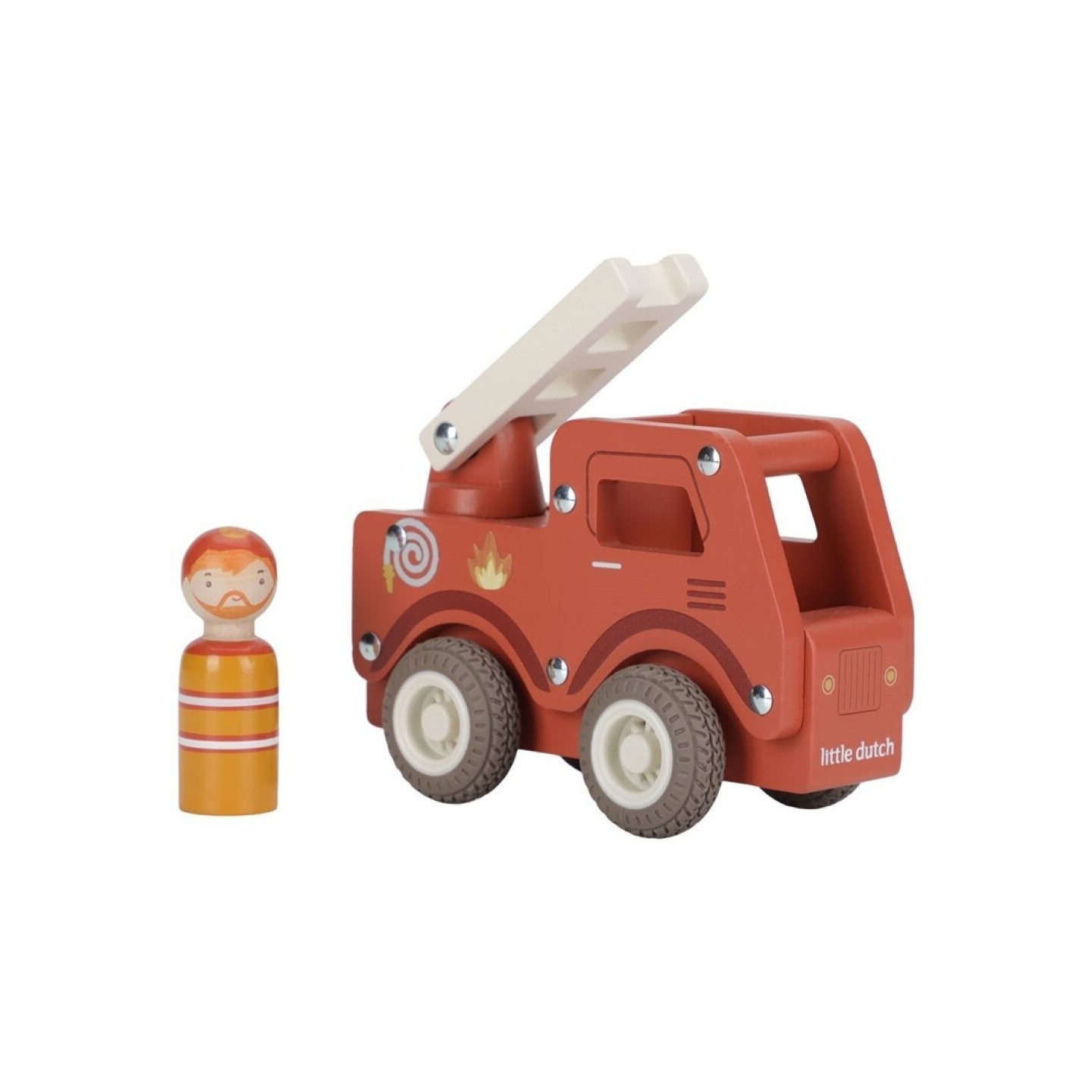 Camión de Bomberos de Madera