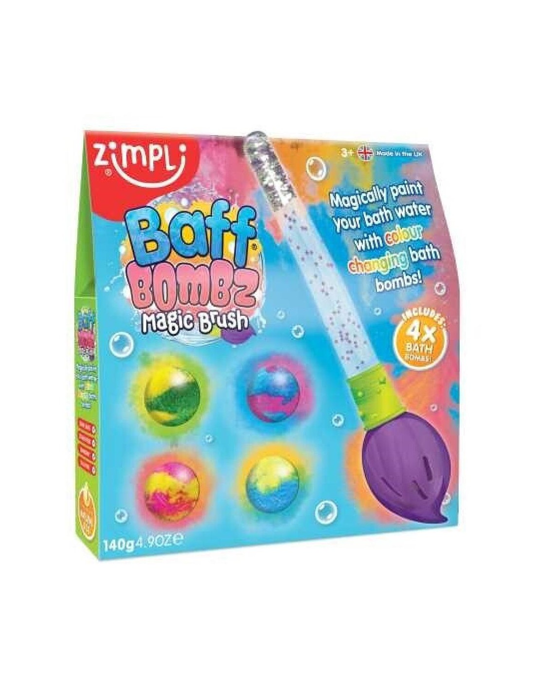 Pincel Mágico + 4 Bombas de Baños