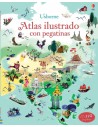 Atlas Ilustrado con Pegatinas