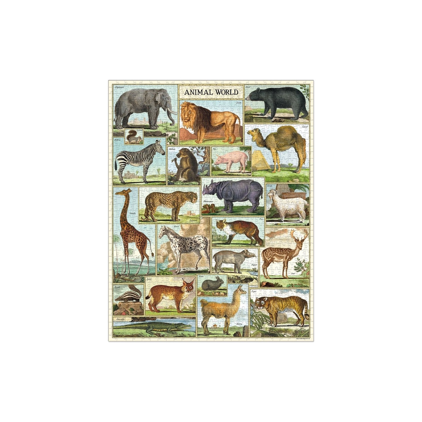 Puzle Mundo Animal 1000 Piezas