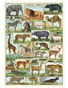 Póster 50x70 cm Mundo Animal