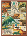 Póster 50x70 cm Dinosaurios