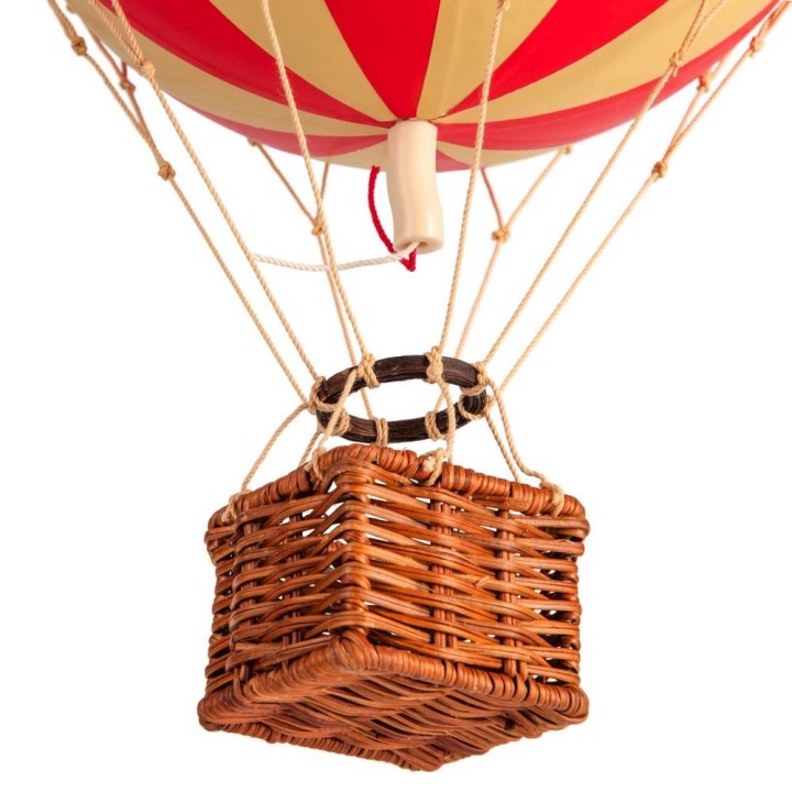 Globo Aerostático Colgante 30 cm - Rojo Doble