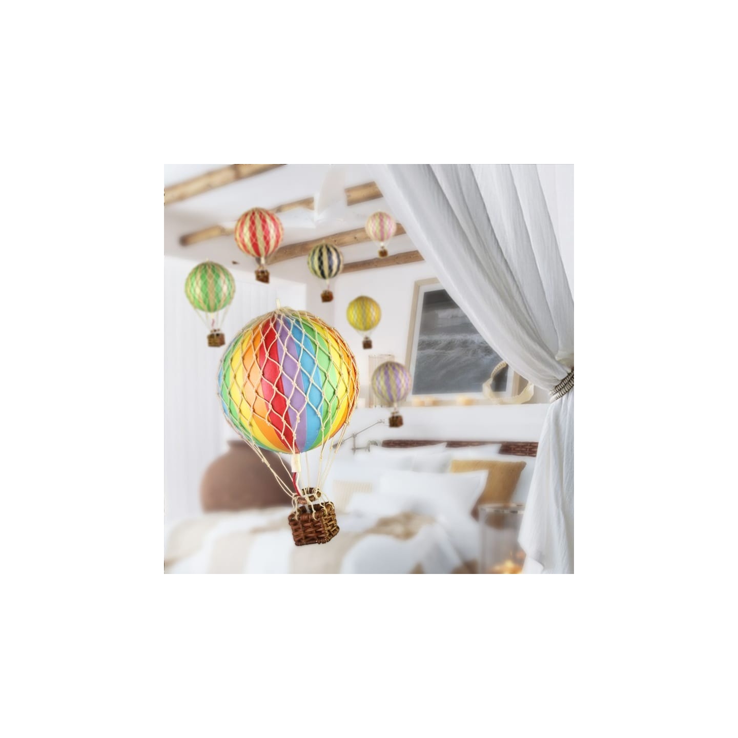 Globo Aerostático Colgante 30 cm - Menta
