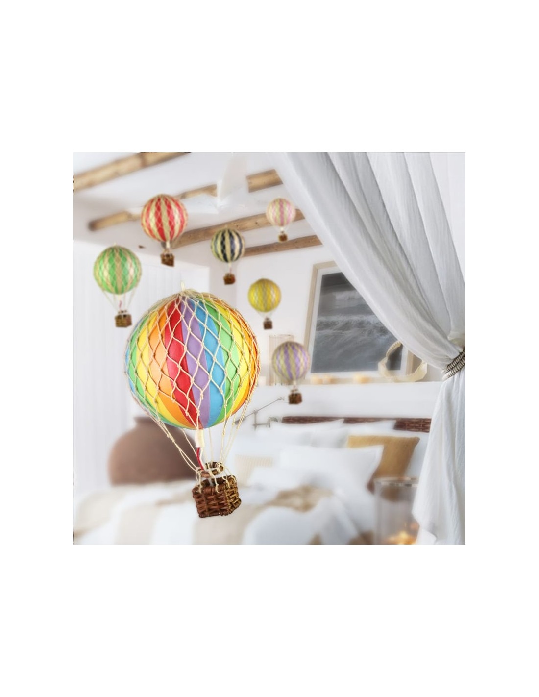 Globo Aerostático Colgante 30 cm - Menta