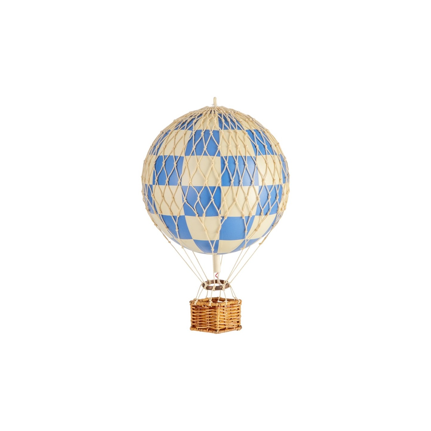 Globo Aerostático Colgante 30 cm - Cuadros Azules