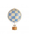 Globo Aerostático Colgante 30 cm - Cuadros Azules