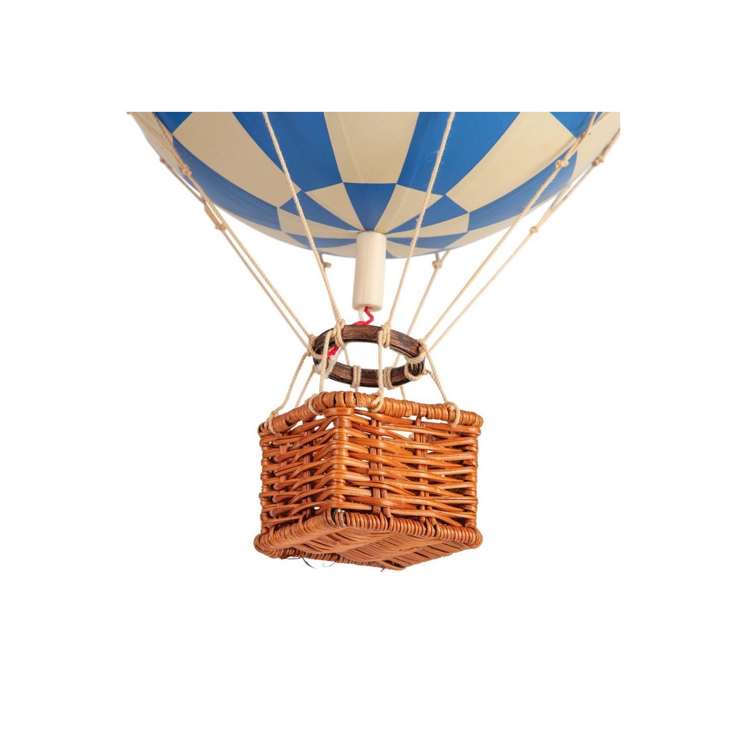 Globo Aerostático Colgante 30 cm - Cuadros Azules