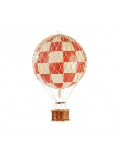 Globo Aerostático Colgante 30 cm - Cuadros Rojos