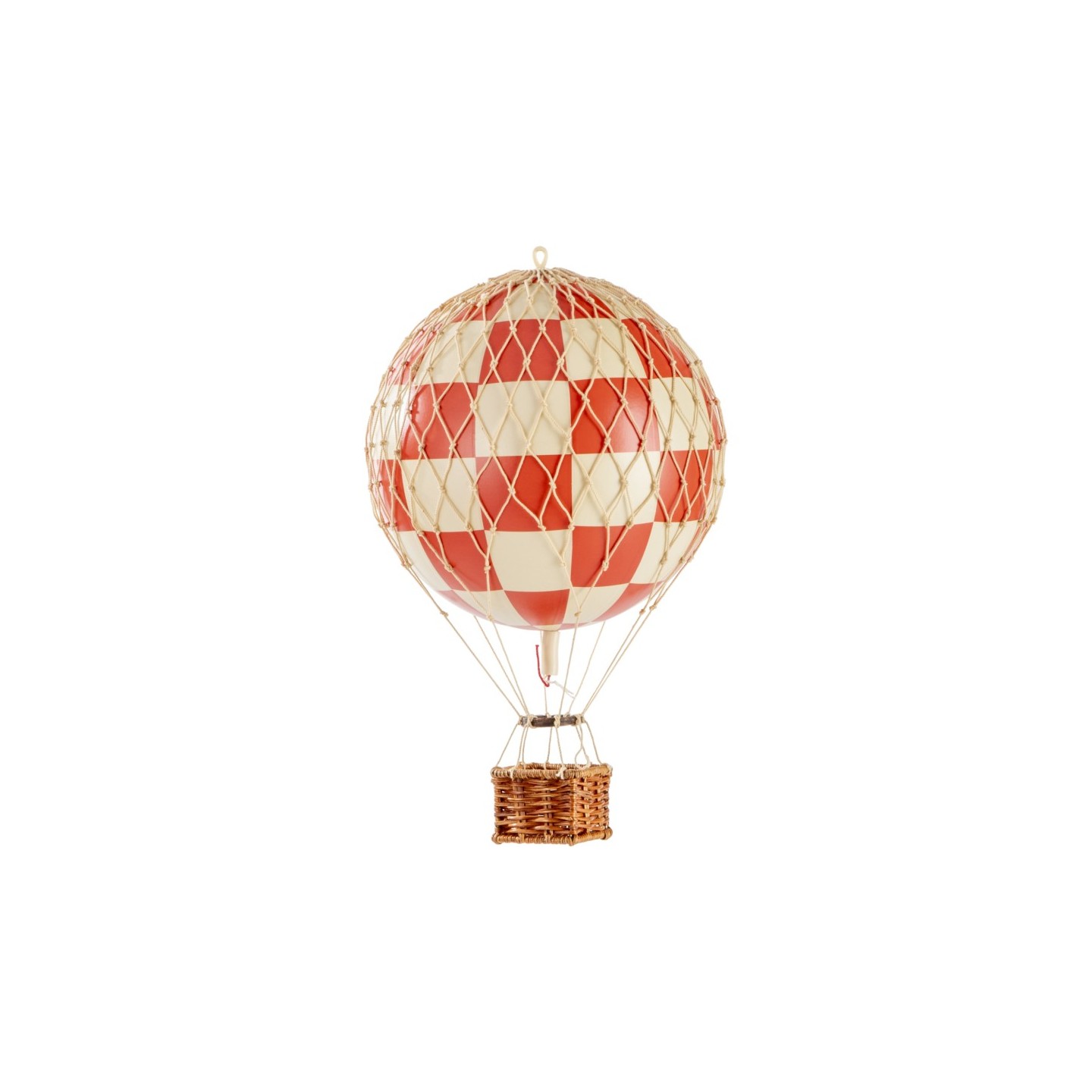 Globo Aerostático Colgante 30 cm - Cuadros Rojos