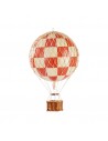 Globo Aerostático Colgante 30 cm - Cuadros Rojos
