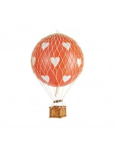 Globo Aerostático Colgante 30 cm - Corazones Rojos