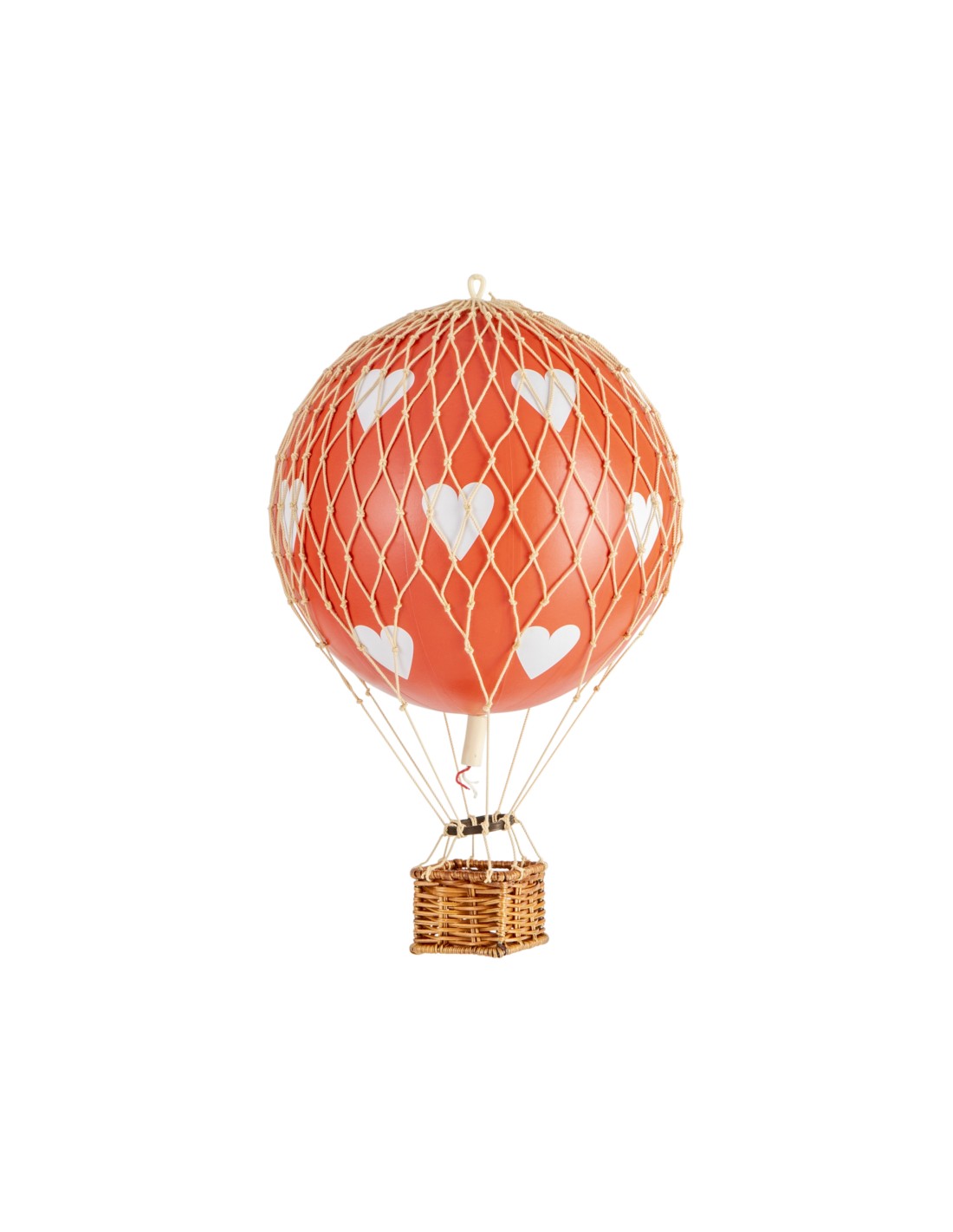 Globo Aerostático Colgante 30 cm - Corazones Rojos