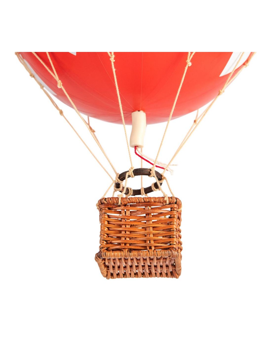 Globo Aerostático Colgante 30 cm - Corazones Rojos