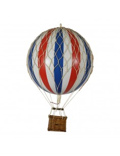 Globo Aerostático Colgante 30 cm - Rojo, Blanco y Azul