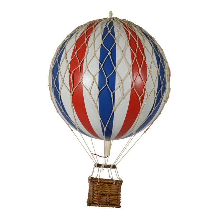 Globo Aerostático Colgante 30 cm - Rojo, Blanco y Azul