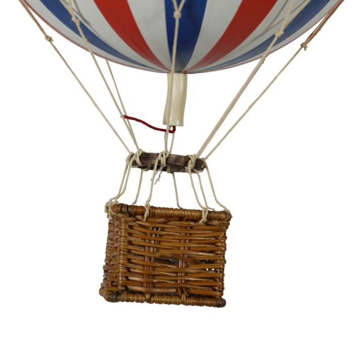 Globo Aerostático Colgante 30 cm - Rojo, Blanco y Azul