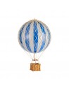 Globo Aerostático Colgante 30 cm - Azul y Plata
