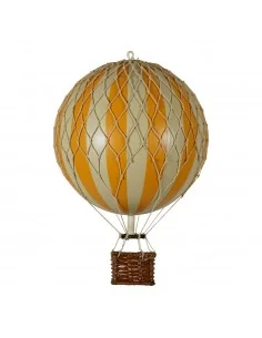 Globo Aerostático Colgante 30 cm - Naranja y Marfil