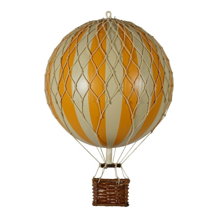 Globo Aerostático Colgante 30 cm - Naranja y Marfil