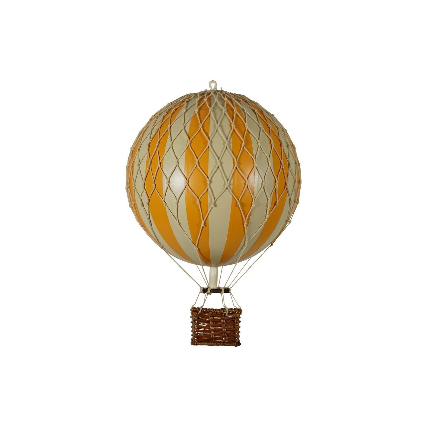 Globo Aerostático Colgante 30 cm - Naranja y Marfil