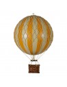 Globo Aerostático Colgante 30 cm - Naranja y Marfil