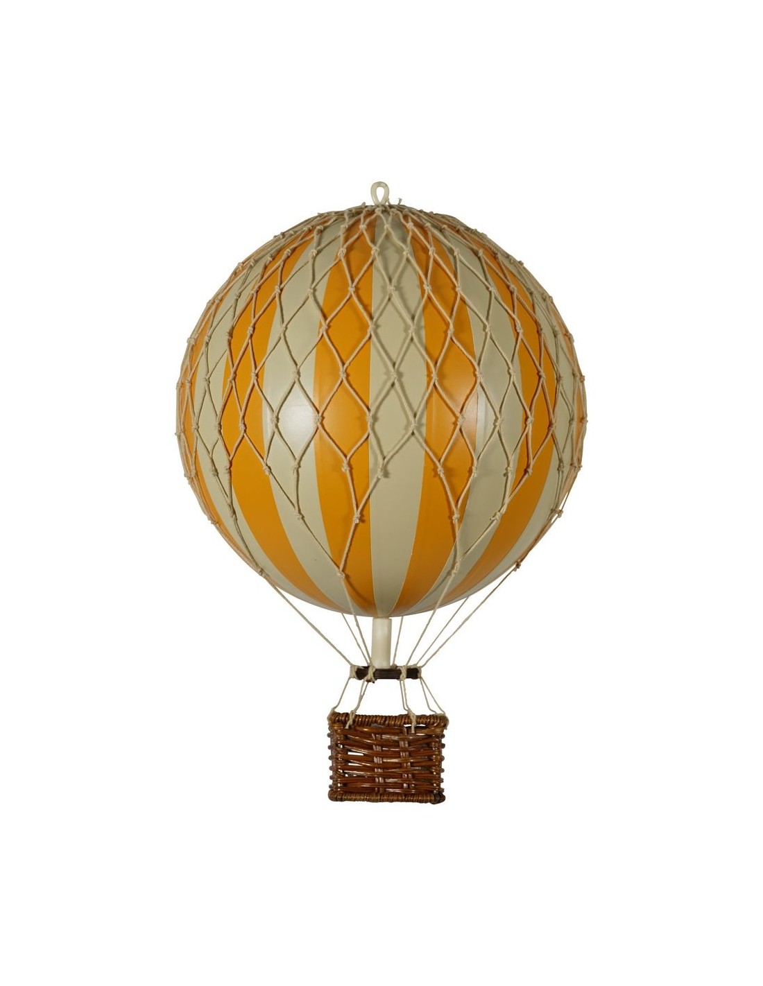 Globo Aerostático Colgante 30 cm - Naranja y Marfil