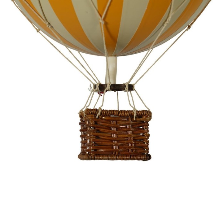Globo Aerostático Colgante 30 cm - Naranja y Marfil