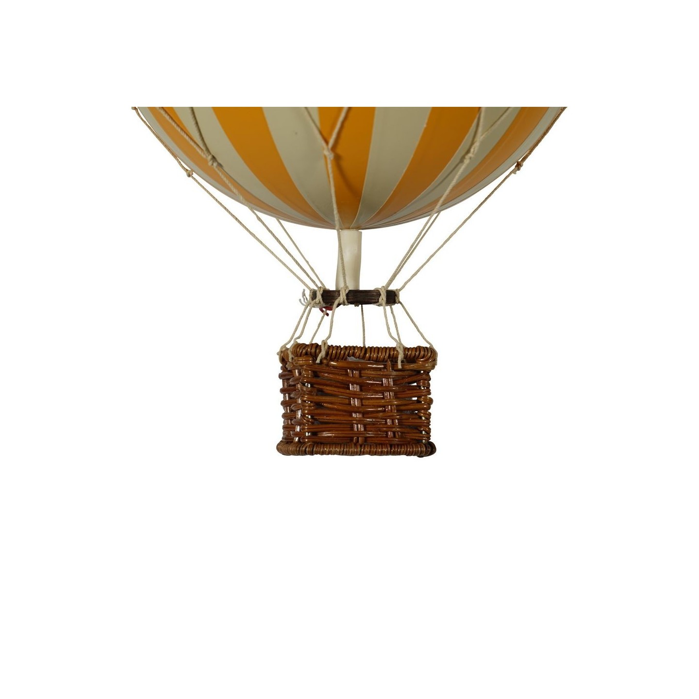 Globo Aerostático Colgante 30 cm - Naranja y Marfil