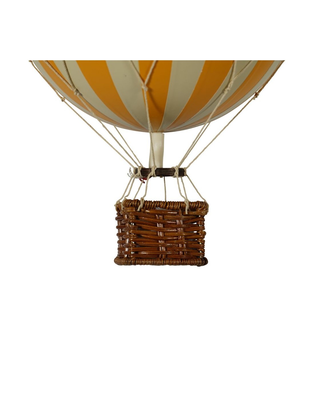 Globo Aerostático Colgante 30 cm - Naranja y Marfil